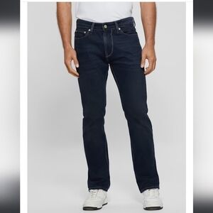 Guess Lincoln straight slim  jean indigo blue size 32